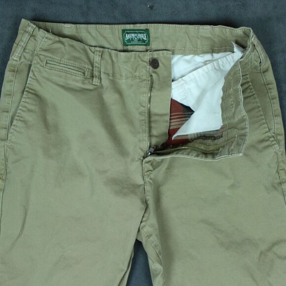 American Eagle Pants Mens 32x31 Khaki Flex Athletic Fit Casual Chino Stretch - Picture 5 of 13